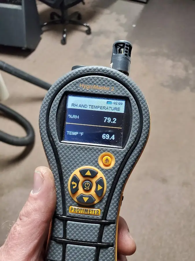 Moisture meter humidity assessment for Fire & Smoke Damage Restoration in Taylors